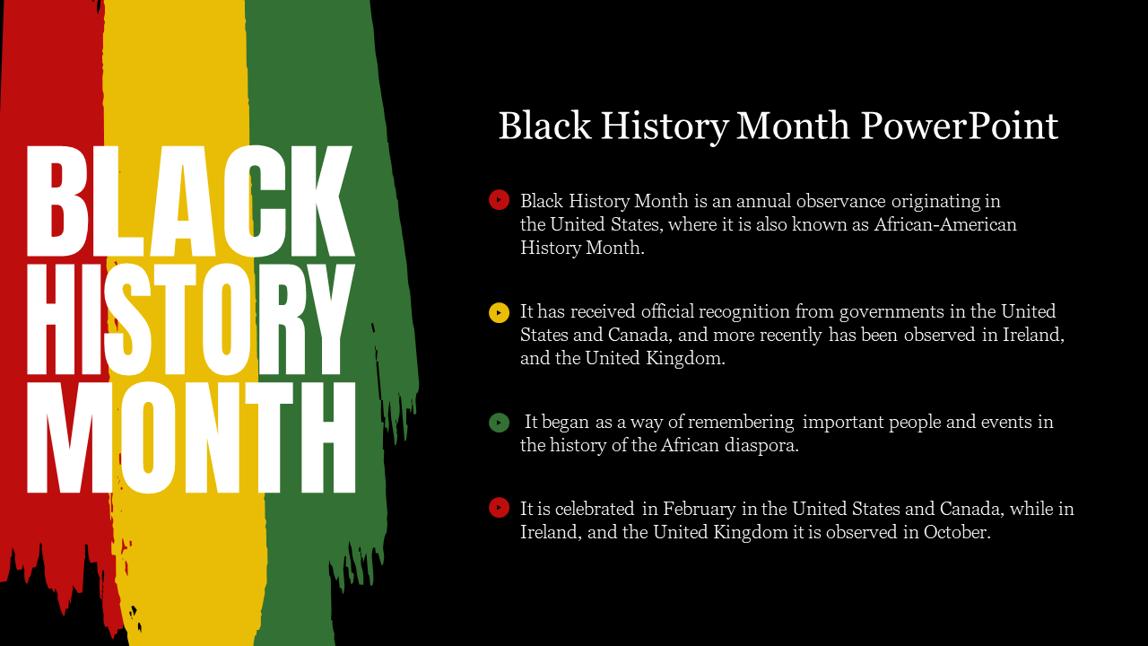 presentation about black history month